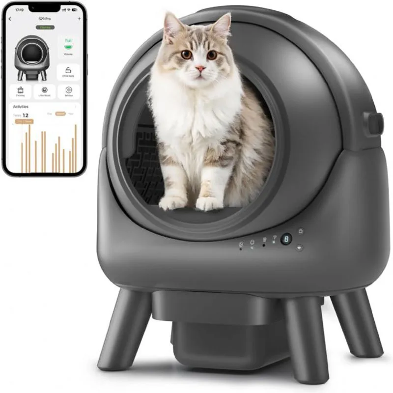 Elspet Otomatik Koku Kontrollü Akıllı Kedi Tuvaleti