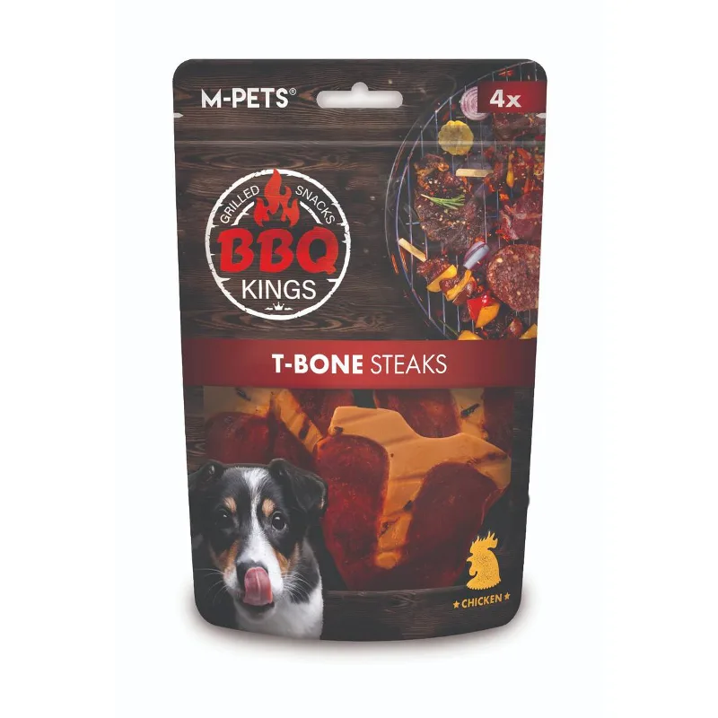 M-Pets Bbq Kings T-Bone Steaks Chicken Ödül 105Gr