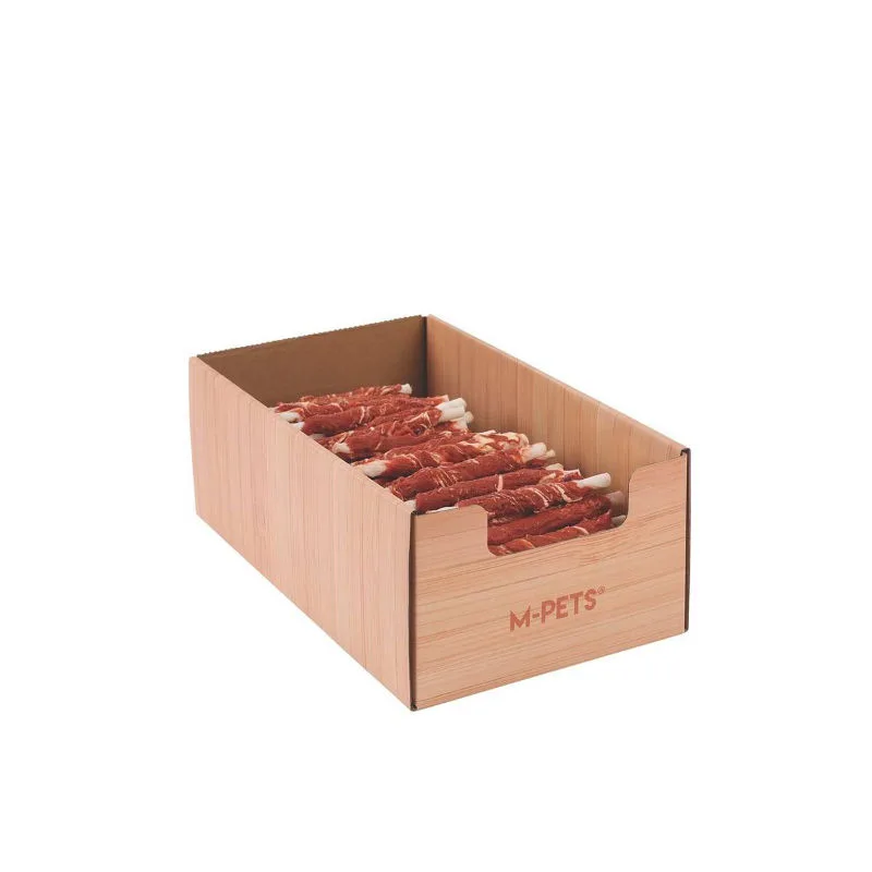 M-Pets Bite Delight Salmon With Codfish Wrap 13Cm Köpek Ödül 2Kg