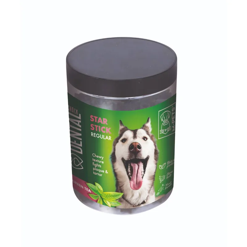 M-Pets Dental Snack Green Tea Star Stick Regular Ödül 340Gr