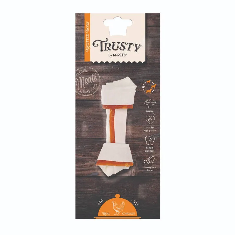 M-Pets Trusty Chicken Düğümlü Kemik 45Gr/12,7Cm