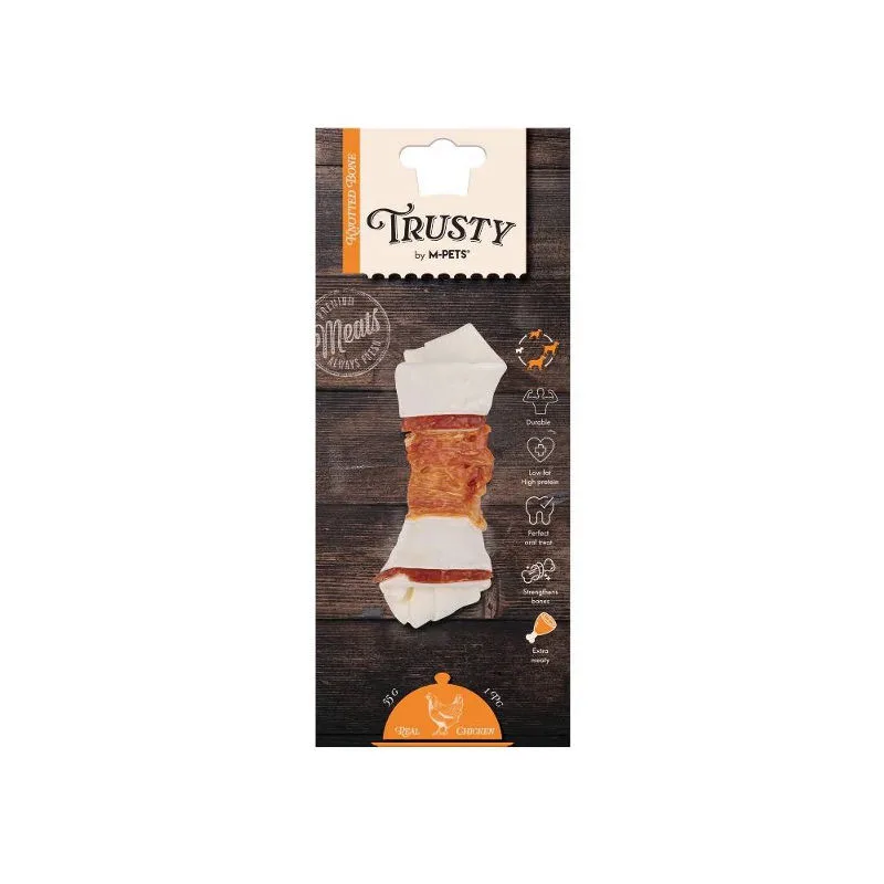 M-Pets Trusty Extra Chicken Düğümlü Kemik 550Gr/12,7Cm