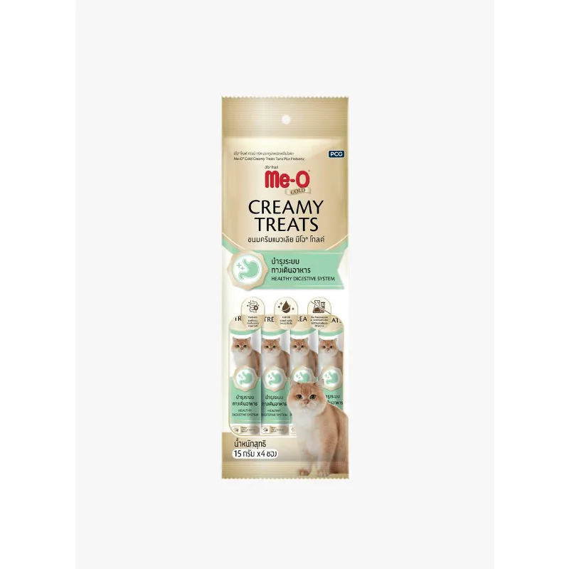 Me-o Gold Creamy Ton Bal. İlave Probiyotik 4*15Gr 12'li