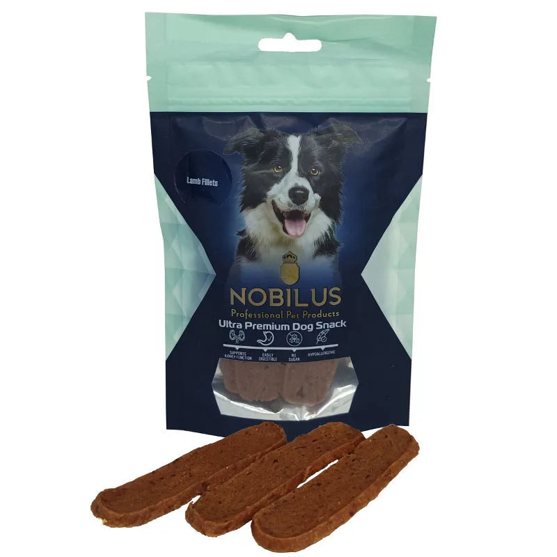 Nobilus Lamb Fillets Dog Snack