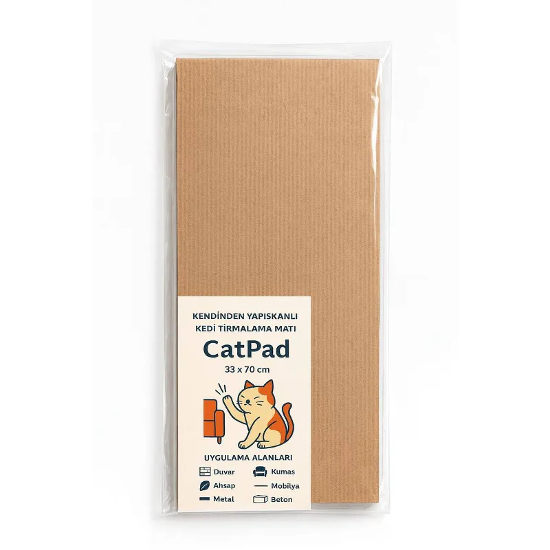 Kendinden Yapışkanlı Kedi Tırmalama Matı 33*70 (Catpad)